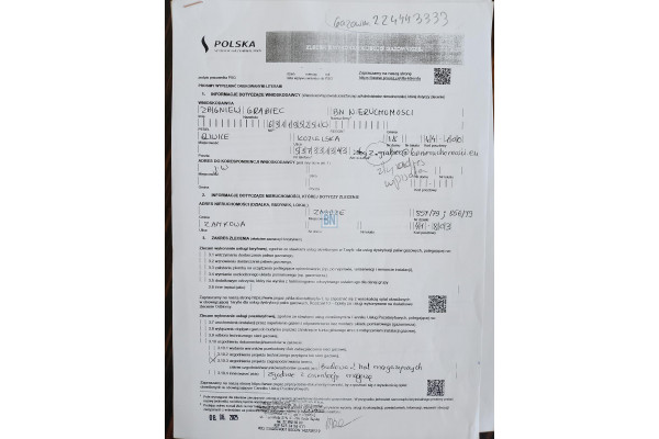 Zabrze, Sprzedam działkę przemysłową w Zbarzu.