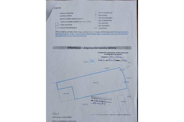 Zabrze, Sprzedam działkę przemysłową w Zbarzu.