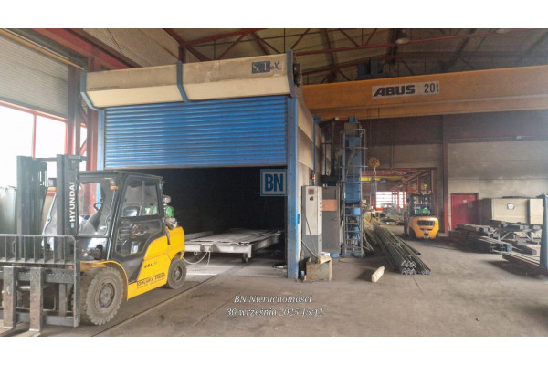 Zabrze, Hala/Magazyn z placem 3-4tys.m2 oraz suwnice