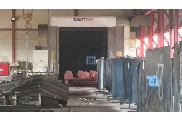 Zabrze, Hala/Magazyn z placem 3-4tys.m2 oraz suwnice