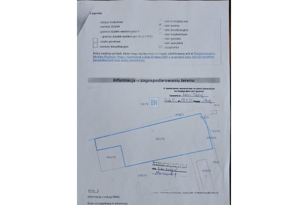 Zabrze, Sprzedam działkę przemysłową w Zbarzu.