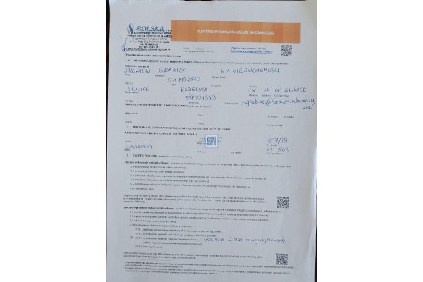 Zabrze, Sprzedam działkę przemysłową w Zbarzu.